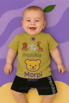 Frankie Nakış Şort Takımı