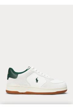 Masters Court Suede-Panelled Trainer