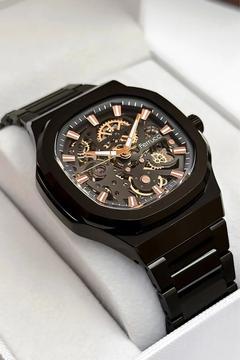 Otomatik Mekanizma Çelik Kordon&kasa Erkek Kol Saati 3 Atm Siyah Sdfer169