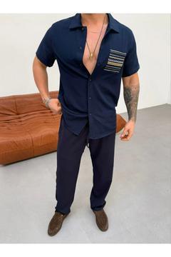 Süzene Cepli Kısa Kol Gömlek PNC 2395