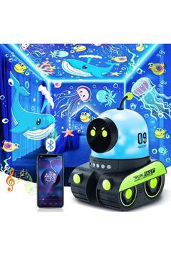 Çocuklar için yıldız projektör gece lambası 21 filmler Robot müzik lamba Bluetooth