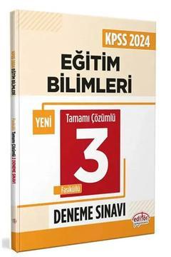 KPSS Eğitim Bilimleri Tamamı Çözümlü 3 Deneme Sınavı