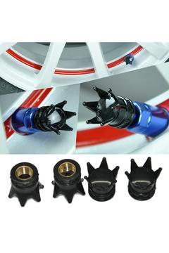 Alüminyum Kral Tacı Sibop Kapağı 4'lü Siyah Kral Tacı Sibob Kapağı Taç Siyah