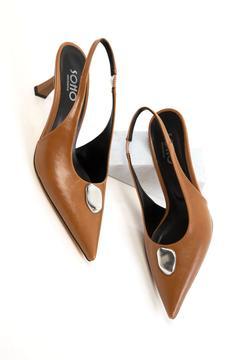 Taba Kadın Klasik Topuklu Ayakkabı 20673