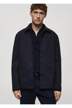 Cepli regular kesim gömlek ceket