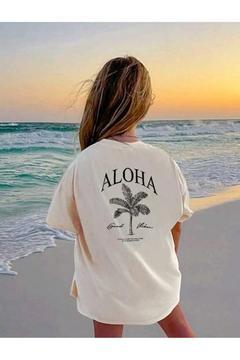 YAZ Koleksiyonu SIRT BASKILI Kadın Tshirt