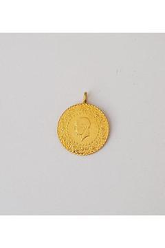 22 Ayar Altın Kaplama Kulplu Bijuteri Çeyrek Altın Kaplama