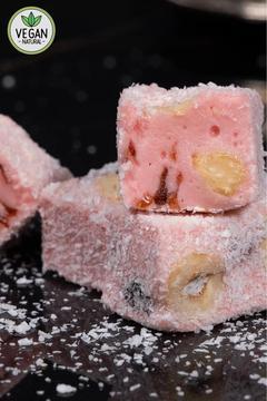 Yaban Mersinli Meşhur Safranbolu Lokumu (NET 250 GR) Vegan, Glikozsuz, Doğal Lokum