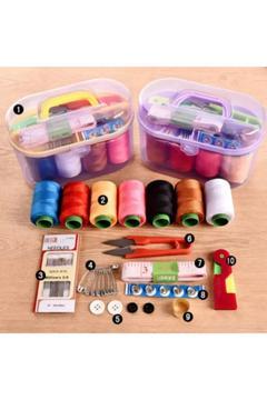 Özel Kutulu 40 Parça Mini Dikiş Seti Düğme Makas Mezura El Işi