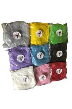 Renkli Dekoratif Kum Oyuncak Kumu (5 PAKET) Kalsit Silis Bahçe Dekor Saksı Terraryum Kum 3,5 Kg