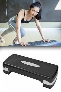 Dayanıklı Iki Kademeli Ev Için Uygun Ayarlanabilir Fitness Step Tahtası