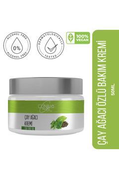 Çay Ağacı Özlü Bitkisel Nemlendirici Cilt Kremi 50ML %100 Doğal İçerikler