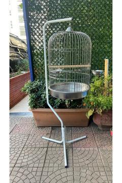 Kafes Ayağı Kalın Papağan Kafesleri ve Küçük Kafesler için Ayak (Beyaz)