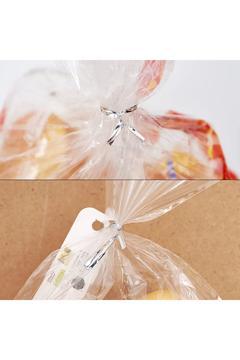 100 Adet Gümüş Tel Klips Poşet Ağzı Kapatma Teli Poşet Kablosu