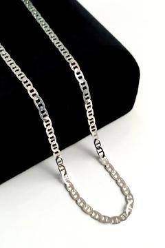 925 Ayar Gümüş Barlı Zincir 3 Mm 60 Cm