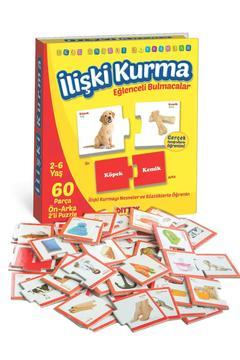 Eğitici İlişki Kurma Eğlenceli Bulmacalar Eğitici Oyuncak Zeka Kartları Set Puzzle