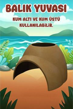Balık Yuvası / Testi / Yeraltı Gizleme Mağarası / Kum Üstü Balık Yuvası