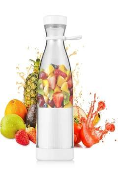 Mini Juice Taşınabilir Blender Plastik Şişe Smoothie Milkshake USB Şarj Edilebilir 420 ml.