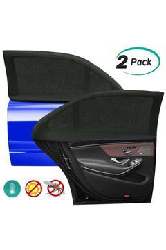 2 Adet Araba Yan Cam Perdesi Sineklik Kılıfı Araç Oto Güneşlik Örtü Perde