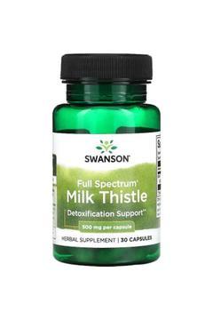 Full Spectrum Milk Thistle Deve dikeni (Detox) 500 mg, 30 Capsules