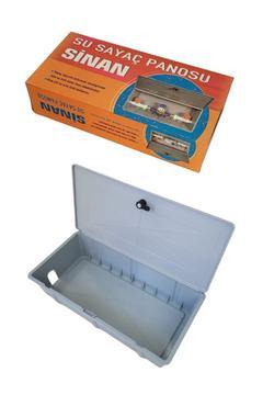 Tekli Plastik Su Sayacı Panosu - Dayanıklı ve Estetik Su Saati Kutusu