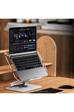 Macbook/Laptop/Notebook Standı Ayarlanabilir Şeffaf Premium Tutucu Yüksek Kalite Katlanabilir Stand