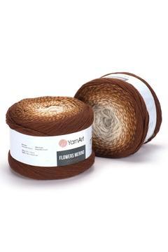 Flowers Merıno - Ebruli El Örgü Ipi Ebruli-537