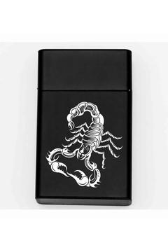 Kişiye Özel İsimli Akrep Desenli Metal Sigara Tabakası Tütün Sigara Kutusu