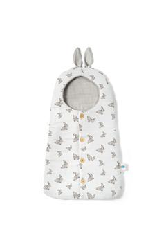 % 100 Pamuk Müslin Kundak Battaniye Iconique Lapin - Gri Tavşan Desenli