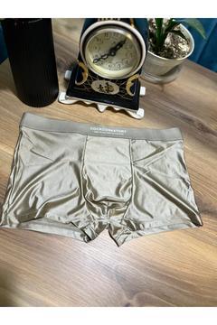 Erkek Boxer Premium Buzlu Lif Kumaş Nefes Alabilen Hızlı Kuruyan Boxer