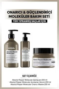 Serie Expert Absolut Repair Molecular Saç Bakım Seti 500 ml