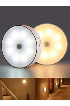 Hareket Sensörlü Edli Sarı Gün Işığı Lamba Usb Şarjlı On/auto/off Modlu Dolap Içi, Koridor 1 Adet