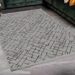 Gold Home Collection Labirent Şönil Halı 4m2 Gri