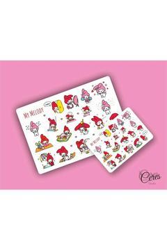My Melody Sanrio Hello Kitty Sticker Etiket 2 Sayfa 40 Etiket