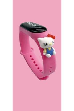 figürlü dijital çocuk kol saati