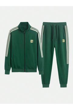 Erkek Rahat Bol Kesim Kontrast Renk Bloklu Sweatshirt Takımı