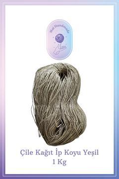 Doğal Kağıt İp 1000 Gr Yaklaşık 900-1100 Metre Kağıt Ip Örgü Ipi