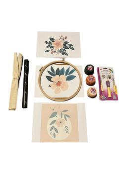 Punch Nakış Başlangıç Seti Ince Ip– Dekoratif Kırlent Yapım Kiti