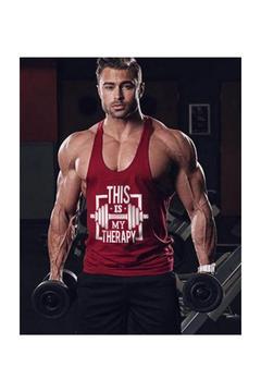 My Therapy Fitness Gym Tank Top Sporcu Atleti [bordo]