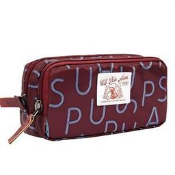 U.S. Polo Assn. Çift Bölmeli Kalemlik Bordo PLKLK23295