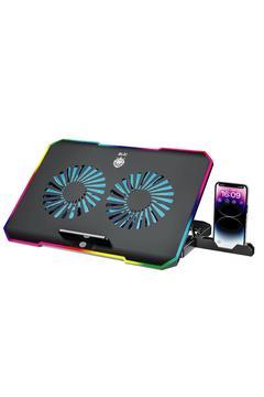Ayarlanabilir 2 Fanlı 9-17'' Tüm Modellerle Uyumlu 1.200RPM Notebook Soğutucu Stand
