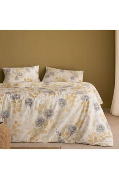 Lastikli Çarşaflı Tek Kişilik Nevresim Takımı KIRÇİÇEKMODEL8892