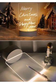 Özel Tasarım Premium Seri Dayanıklı Yazılıp Silinebilir Led Çizim Tableti Gece Lambası Not Panosu