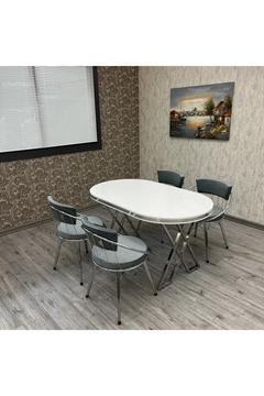 Selenit Mutfak Yemek Masası Takımı- 4 Kişilik Mutfak Masa Sandalye Takımı- Mutfak Masası Takımı