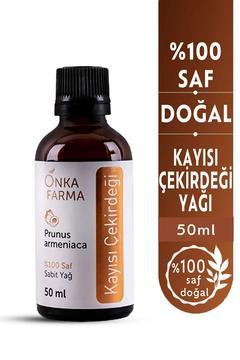 Onka Farma Kayısı Çekirdeği Yağı - Soğuk Sıkım %100 Saf - 50 ml