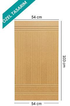 Ahşap Duvar Paneli , İskandinav Duvar Çıtası , Boyanabilir Cnc Panel 54x103