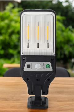 COB Ledli Uzaktan Kumandalı Sensörlü Güneş Enerjili Solar Bahçe Sokak Duvar Aydınlatma Armatürü