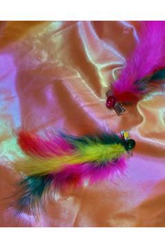 LeoMila Tekli 1 Adet Köpek Tokası & Köpekler için Tüy Toka & Renkli Köpek Tokası