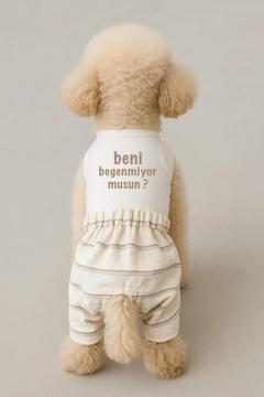 Kedi & Köpek Kıyafeti Giysileri Kıyafetleri - Şort Tişört Takım Beni Beğenmiyor musun baskılı