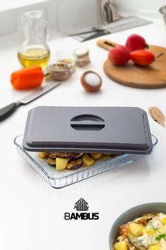 Plastik Dikdörtgen Iki Adet Borcam Kapağı Seti